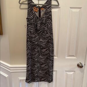 Tory Burch Black and White Striped Top